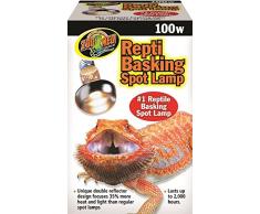 Zoo Med SL-100E Repti Basking Spot Strahler, 100 Watt, für Wärme und Licht im Terrarium