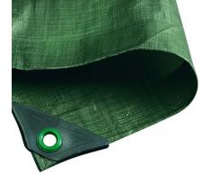 NOOR Abdeckplane Hobby 120g/m² Grün I 4 x 5 m I Allzweckplane für Schutz vor Witterung I Ideal geeignet für den Garten I UV-stabilisiert, beidseitig beschichtet, wasserfest, abwaschbar & langhaltig