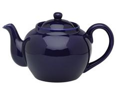 HIC Teekanne mit Edelstahl Porzellan 32-Ounce kobalt