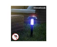 InnovaGoods Solarbetriebene Gartenleuchte SL-700, Schwarz