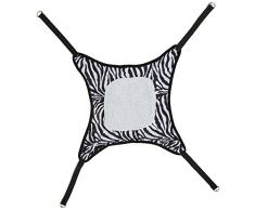 Little Friends Hängematte mit Fleece-Matte, Zebra-Design, Mehrfarbig