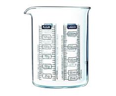 Pyrex 255040 Kitchen Lab Messbecher, 0,25 L