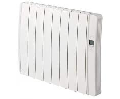 Gabarrón - Elektrischer Heizkörper ohne Thermofluid, digital programmierbar, Diligens DIL8GC. Heizstrahler für Heizung, 1000W, 8 Elemente, LCD-Bildschirm. Wähler - 3 Temperaturstufen. Möglichkeit der Steuerung über eine WLAN-Verbindung