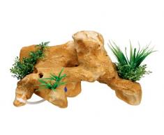 Nobby Aqua Ornaments LAVA-FELS mit Pflanzen 28,8x 13,5 x 17 cm