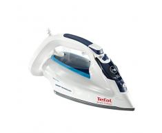 Tefal Smart Protect FV4980 Dampfbügeleisen (2600 Watt, extra Dampfstoß 180 g/min, 0,27 Liter) weiß/blau