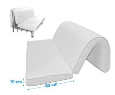 Baldiflex Matratze für Sofa Bett Brio bereit Bett, mit Biese auf Sitzfläche, orthopädisch, ergonomisch, hypoallergen 160x190