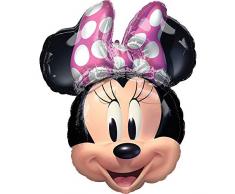 Anagram 40979–01 Minnie Mouse Forever Folienballon, 66 cm, mehrfarbig