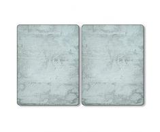 KESPER XL Herdabdeckplatte, 36640, 13, Motiv: Beton, Maße: 50 x 38,5 x 0,8 cm