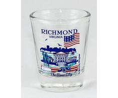 Richmond Virginia Schnapsglas Great American Cities Collection