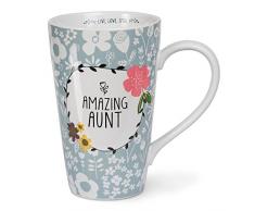 Love You More by Amylee Weeks 54204 Latte Tasse, Weiß