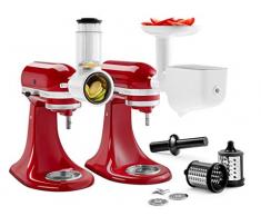 KitchenAid OMNIFOOD KIT (5KSMFGA + 5KSMFVSP + 5KSMVSA) 5KSM2FPPC, Stahl