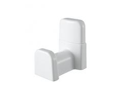 Haceka 1137992 Wandhaken, 2 StÃ¼ck, Duroplast, WeiÃ