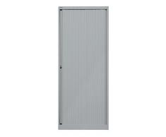 Bisley Rollladenschrank Eurotambour, 4 Fachböden, 5 OH, B 800 mm, Metall, Sl355 Rollladen Silber, Korpus Silber, 43 x 80 x 198 cm