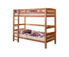 TICAA Etagenbett Oliver Buche Natur extra hoch
