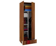 VCM Schrank Staubsauger Universal Mehrzweckschrank Putzschrank kern-nussbaum 198x70x40 cm Vandol Auswahlmöglichkeiten