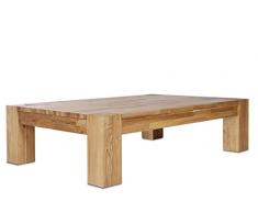 Sit Möbel Zeus 1683-01 Couchtisch, geöltes Wildeichenholz, natur, 130 x 35 x 85 cm
