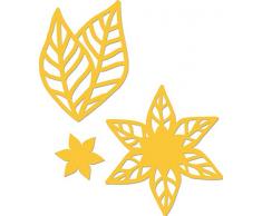 Kaisercraft Weihnachtsstern Deko sterben, grau