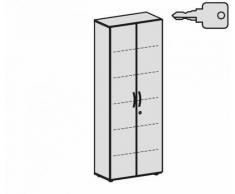 Gera MÃ¶bel Schranksystem Flex FlÃ¼geltÃ¼renschrank, DrehtÃ¼renschrank, Holzdekor, WeiÃ/WeiÃ, 80 x 42 x 216 cm