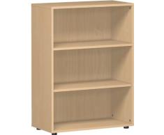 Gera MÃ¶bel S-383001-BU Regal Mailand 3 OH mit StandfÃ¼Ãen, 80 x 40 x 110,4 cm, buche