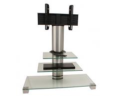 VCM TV-Rack Lowboard Konsole Fernsehtisch TV Möbel Standfuà Glastisch Tisch Phono Amalo Maxi VESA Universal