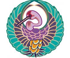 Indigos 4051719729276 Wandtattoo MF136 wunderschÃ¶ner Vogel 60 x 59 cm