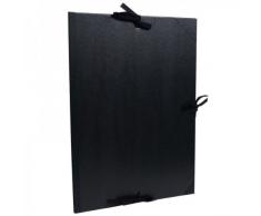 Clairefontaine Kraft Art Ordner mit Klappen und Gummizug, schwarz, 52Â x 72Â cm