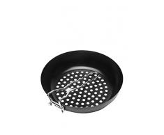 Charcoal Companion Runder Wok mit Klappgriff, schwarz, 27.89 x 53.49 x 11.61 cm, CC3009