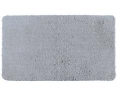 Wenko 22329100 Hochflor Badteppich, Polyester, anthrazit, 120 x 70 x 0,5 cm