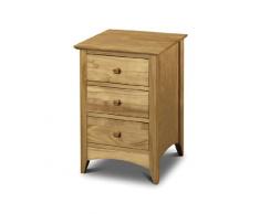 Julian Bowen Kendal Nachtschrank 3 Schubladen