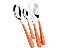 Bugatti Besteck Essenza, 24-teiliges Set, Farbe: Orange