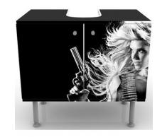Apalis 52775 Waschbeckenunterschrank Bang, Bang, Baby!, 60 x 55 x 35 cm