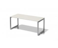 Bisley Cito Schreibtisch, 740 mm HÃ¶henfixes O H 19 x B 1800 x T 800 mm, Dekor GrauweiÃ, Gestell Silber, Metall, Gw355 Dekor GrauweiÃ, Gestell Silber, 80 x 180 x 85 cm
