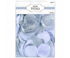 Amscan Konfetti, BlÃ¼tenblÃ¤tter, silberfarben/WeiÃ