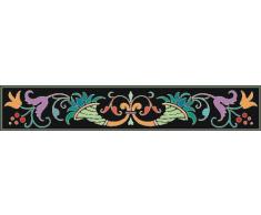 Indigos 4051719714500 Wandtattoo MF127 Blumen Pflanze Tribal Ornament 120 x 20 cm
