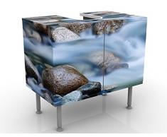 Apalis 53074 Waschbeckenunterschrank Fluss in Kanada, 60 x 55 x 35 cm