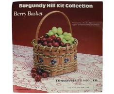 Commonwealth Korb Reed Burgund Hill Kit Berry 4-Zoll x 4-Zoll x 11,4
