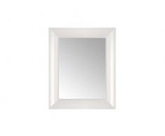 Kartell Francois Ghost Wandspiegel, Plastik, dunkel weiÃ, 8.5 x 111 x 8.5 cm
