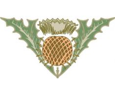 Indigos 4051719712575 Wandtattoo MF101 wundervolles Ornament Pflanze Blume Tribal 80 x 42 cm