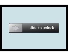 empireposter Fun - Slide to unlock - GrÃ¶Ãe (cm), ca. 30x20 - Bedruckter Spiegel, NEU - Beschreibung: - Bedruckter Wandspiegel mit schwarzem Kunststoffrahmen in Holzoptik -