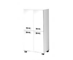 Schildmeyer Cadiz 119726 Highboard, 60 x 117,5 x 32,5 cm, weiÃ