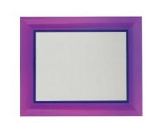 Kartell Francois Ghost Wandspiegel, Plastik, violett, 8.5 x 111 x 8.5 cm