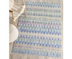 Safavieh Altair gewebter Teppich, VAL220M, Lila/Mehrfarbig, 121 X 182 cm