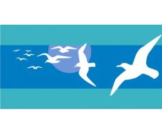 Indigos 4051719746136 Wandtattoo MF270 See Meer MÃ¶we Vogel 96 x 50 cm