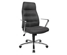 Topstar NC79RDC2 Chefsessel Chairman, 63 x 64 x 124, stoff anthrazit