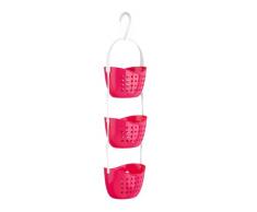 Premier Housewares 1601487 3-Tier Dusche Caddy, pink