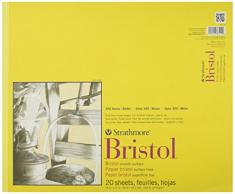 Pro-Art Wandbild Papier Strathmore Bristol glatten Papier Pad 35,6Â cm x 43Â cm, 20Â Blatt