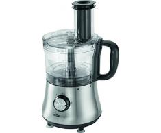 Clatronic KM 3646 Universal-Küchenmaschine mit 1,5 L Standmixer, edelstahlgehäuse, inox