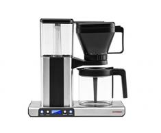 Gastroback 42706 Design Brew Advanced Filterkaffeemaschine, schnelles Aufbrühen: 1,25 Liter (ca.10 Tassen) in 6 Min, LCD-Display mit Auto-Start Timer, 1550 Watt, Kunststoff, Edelstahl/schwarz