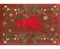 Pferdefreunde PF-103-01 Teppich, 130 x 190 cm