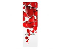 Apalis 79031 Wandgarderobe Herzballons | Design Garderobe Garderobenpaneel Kleiderhaken Flurgarderobe Hakenleiste Holz Standgarderobe Hängegarderobe | 139x46cm
